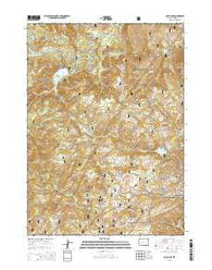 Louis Lake Wyoming Current topographic map, 1:24000 scale, 7.5 X 7.5 Minute, Year 2015
