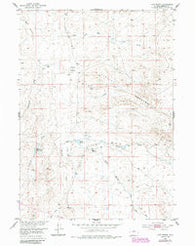 Love Ranch Wyoming Historical topographic map, 1:24000 scale, 7.5 X 7.5 Minute, Year 1952