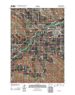 Lovell Wyoming Historical topographic map, 1:24000 scale, 7.5 X 7.5 Minute, Year 2012