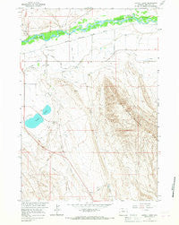 Lovell Lakes Wyoming Historical topographic map, 1:24000 scale, 7.5 X 7.5 Minute, Year 1964