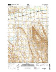 Lovell Lakes Wyoming Current topographic map, 1:24000 scale, 7.5 X 7.5 Minute, Year 2015