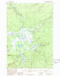 Lower Geyser Basin Wyoming Historical topographic map, 1:24000 scale, 7.5 X 7.5 Minute, Year 1986