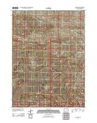 Luman Rim Wyoming Historical topographic map, 1:24000 scale, 7.5 X 7.5 Minute, Year 2012