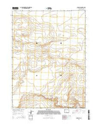 Luman Rim Wyoming Current topographic map, 1:24000 scale, 7.5 X 7.5 Minute, Year 2015