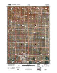 Lusk Wyoming Historical topographic map, 1:24000 scale, 7.5 X 7.5 Minute, Year 2012
