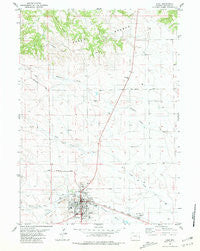 Lusk Wyoming Historical topographic map, 1:24000 scale, 7.5 X 7.5 Minute, Year 1981