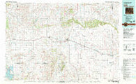 Lusk Wyoming Historical topographic map, 1:100000 scale, 30 X 60 Minute, Year 1982