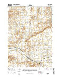 Lysite Wyoming Current topographic map, 1:24000 scale, 7.5 X 7.5 Minute, Year 2015