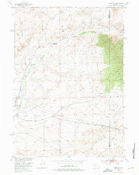 Lysite SE Wyoming Historical topographic map, 1:24000 scale, 7.5 X 7.5 Minute, Year 1952