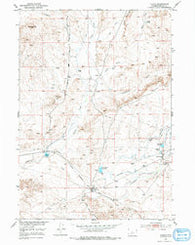 Lysite Wyoming Historical topographic map, 1:24000 scale, 7.5 X 7.5 Minute, Year 1952