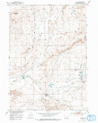 Lysite Wyoming Historical topographic map, 1:24000 scale, 7.5 X 7.5 Minute, Year 1952