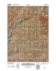Lysite SE Wyoming Historical topographic map, 1:24000 scale, 7.5 X 7.5 Minute, Year 2012