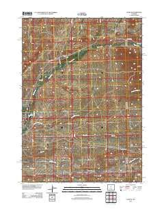 Lysite SE Wyoming Historical topographic map, 1:24000 scale, 7.5 X 7.5 Minute, Year 2012