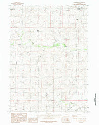 Macken Draw Wyoming Historical topographic map, 1:24000 scale, 7.5 X 7.5 Minute, Year 1984