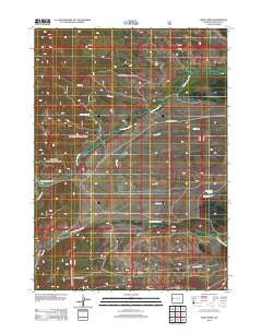 Maki Creek Wyoming Historical topographic map, 1:24000 scale, 7.5 X 7.5 Minute, Year 2012