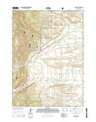 Maki Creek Wyoming Current topographic map, 1:24000 scale, 7.5 X 7.5 Minute, Year 2015