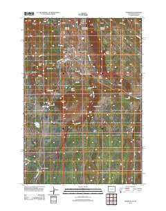 Mammoth Wyoming Historical topographic map, 1:24000 scale, 7.5 X 7.5 Minute, Year 2012