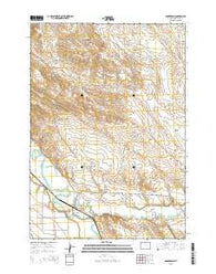 Manderson Wyoming Current topographic map, 1:24000 scale, 7.5 X 7.5 Minute, Year 2015