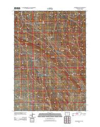 Manderson NE Wyoming Historical topographic map, 1:24000 scale, 7.5 X 7.5 Minute, Year 2012