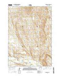 Manderson SE Wyoming Current topographic map, 1:24000 scale, 7.5 X 7.5 Minute, Year 2015