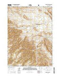 Maneater Creek Wyoming Current topographic map, 1:24000 scale, 7.5 X 7.5 Minute, Year 2015