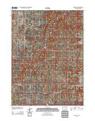 Manuel Gap Wyoming Historical topographic map, 1:24000 scale, 7.5 X 7.5 Minute, Year 2012