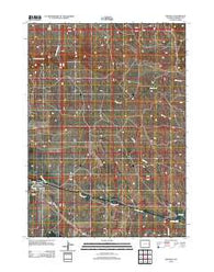 Manville Wyoming Historical topographic map, 1:24000 scale, 7.5 X 7.5 Minute, Year 2012