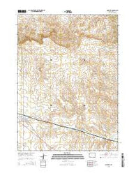 Manville Wyoming Current topographic map, 1:24000 scale, 7.5 X 7.5 Minute, Year 2015
