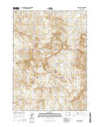 Manville NE Wyoming Current topographic map, 1:24000 scale, 7.5 X 7.5 Minute, Year 2015