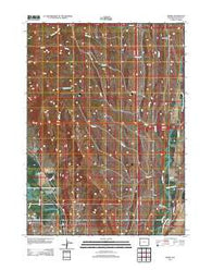 Marse Wyoming Historical topographic map, 1:24000 scale, 7.5 X 7.5 Minute, Year 2012