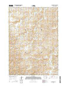 Marsh Draw Wyoming Current topographic map, 1:24000 scale, 7.5 X 7.5 Minute, Year 2015
