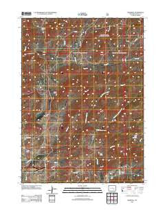 Marshall Wyoming Historical topographic map, 1:24000 scale, 7.5 X 7.5 Minute, Year 2012