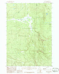 Mary Lake Wyoming Historical topographic map, 1:24000 scale, 7.5 X 7.5 Minute, Year 1986