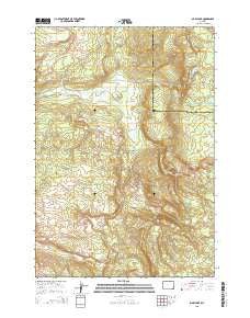 Mary Lake Wyoming Current topographic map, 1:24000 scale, 7.5 X 7.5 Minute, Year 2015