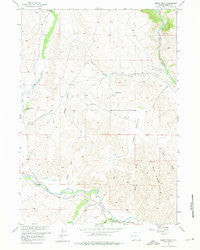 Mason Draw Wyoming Historical topographic map, 1:24000 scale, 7.5 X 7.5 Minute, Year 1956