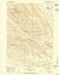 Maverick Spring Wyoming Historical topographic map, 1:24000 scale, 7.5 X 7.5 Minute, Year 1951