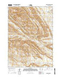 Maverick Spring Wyoming Current topographic map, 1:24000 scale, 7.5 X 7.5 Minute, Year 2015