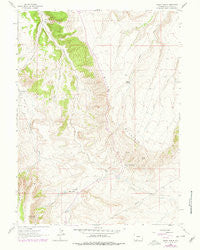 Maxon Ranch Wyoming Historical topographic map, 1:24000 scale, 7.5 X 7.5 Minute, Year 1963