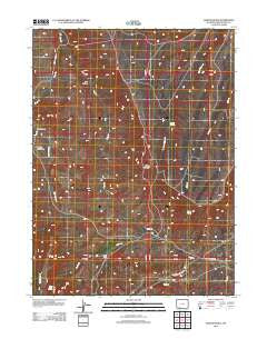 Maxon Ranch Wyoming Historical topographic map, 1:24000 scale, 7.5 X 7.5 Minute, Year 2012