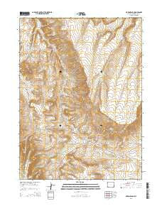 Maxon Ranch Wyoming Current topographic map, 1:24000 scale, 7.5 X 7.5 Minute, Year 2015