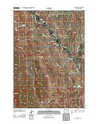 Mayoworth Wyoming Historical topographic map, 1:24000 scale, 7.5 X 7.5 Minute, Year 2012