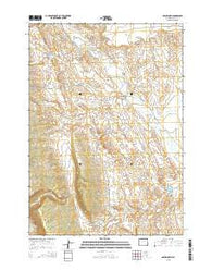 Mayoworth Wyoming Current topographic map, 1:24000 scale, 7.5 X 7.5 Minute, Year 2015