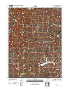McCarty Ranch Wyoming Historical topographic map, 1:24000 scale, 7.5 X 7.5 Minute, Year 2012