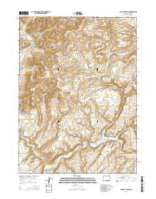 McCarty Ranch Wyoming Current topographic map, 1:24000 scale, 7.5 X 7.5 Minute, Year 2015