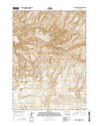 McCleary Reservoir Wyoming Current topographic map, 1:24000 scale, 7.5 X 7.5 Minute, Year 2015