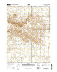 McCompsey Pass Wyoming Current topographic map, 1:24000 scale, 7.5 X 7.5 Minute, Year 2015