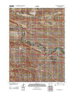 McCullen Bluff Wyoming Historical topographic map, 1:24000 scale, 7.5 X 7.5 Minute, Year 2012