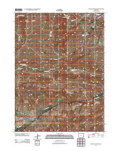 McDonald Ranch Wyoming Historical topographic map, 1:24000 scale, 7.5 X 7.5 Minute, Year 2012
