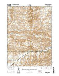 McDonald Ranch Wyoming Current topographic map, 1:24000 scale, 7.5 X 7.5 Minute, Year 2015