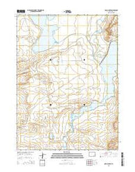 McGill Lakes Wyoming Current topographic map, 1:24000 scale, 7.5 X 7.5 Minute, Year 2015